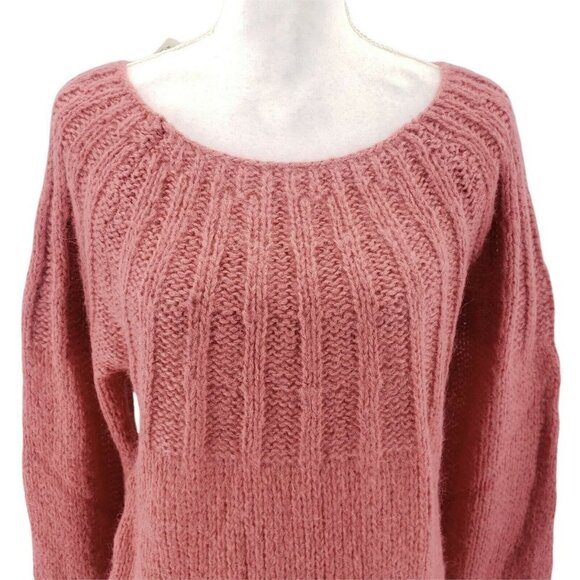 SPARKZ COPENHAGEN Pullover Sweater Mohair Blend Cherry Pink - Picture 2 of 9